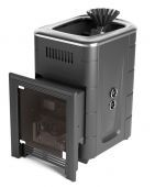 Печь для бани ПБ Таймыр Мини 2017 Inox БСЭ ЗК ТО антрацит